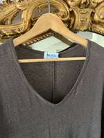 Charger l'image dans la galerie, Sluiz Ibiza - Robe longue grise col V
