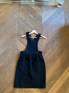 Noémie Lenoir Robe Jills Stuart en laine noire