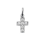 Charger l'image dans la galerie, GigiClozeau - Pendentif Croix diamants, or blanc

