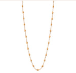 Charger l'image dans la galerie, GigiClozeau - Collier nude clair Classique Gigi, or rose, 42 cm
