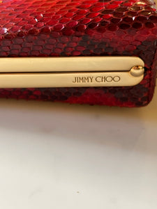 Noémie Lenoir Pochette Jimmy Choo Neuve python