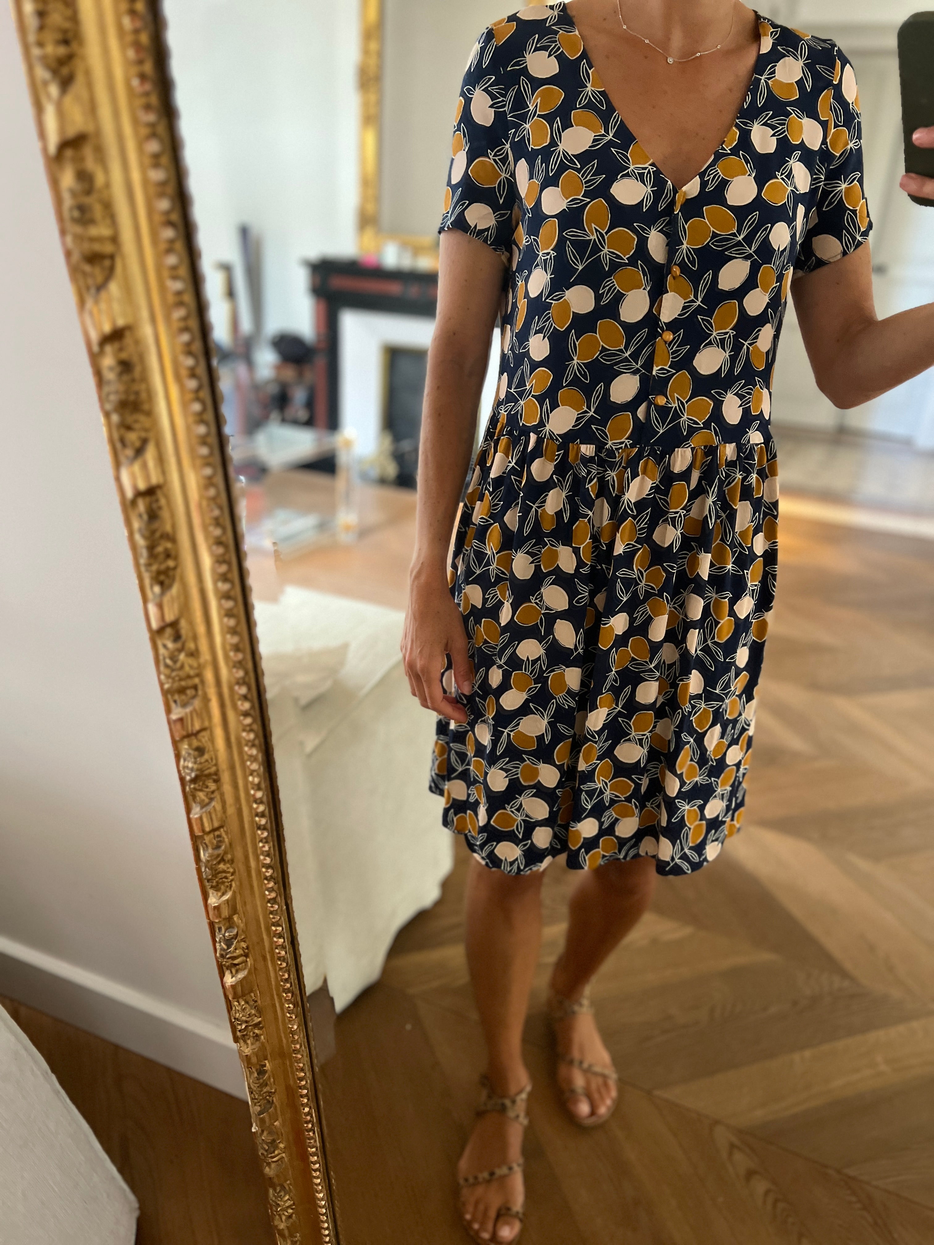 Robe Des Petits Hauts Tinette imprimée fruits