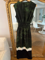 Charger l&#39;image dans la galerie, Robe Maje longue verte foncée
