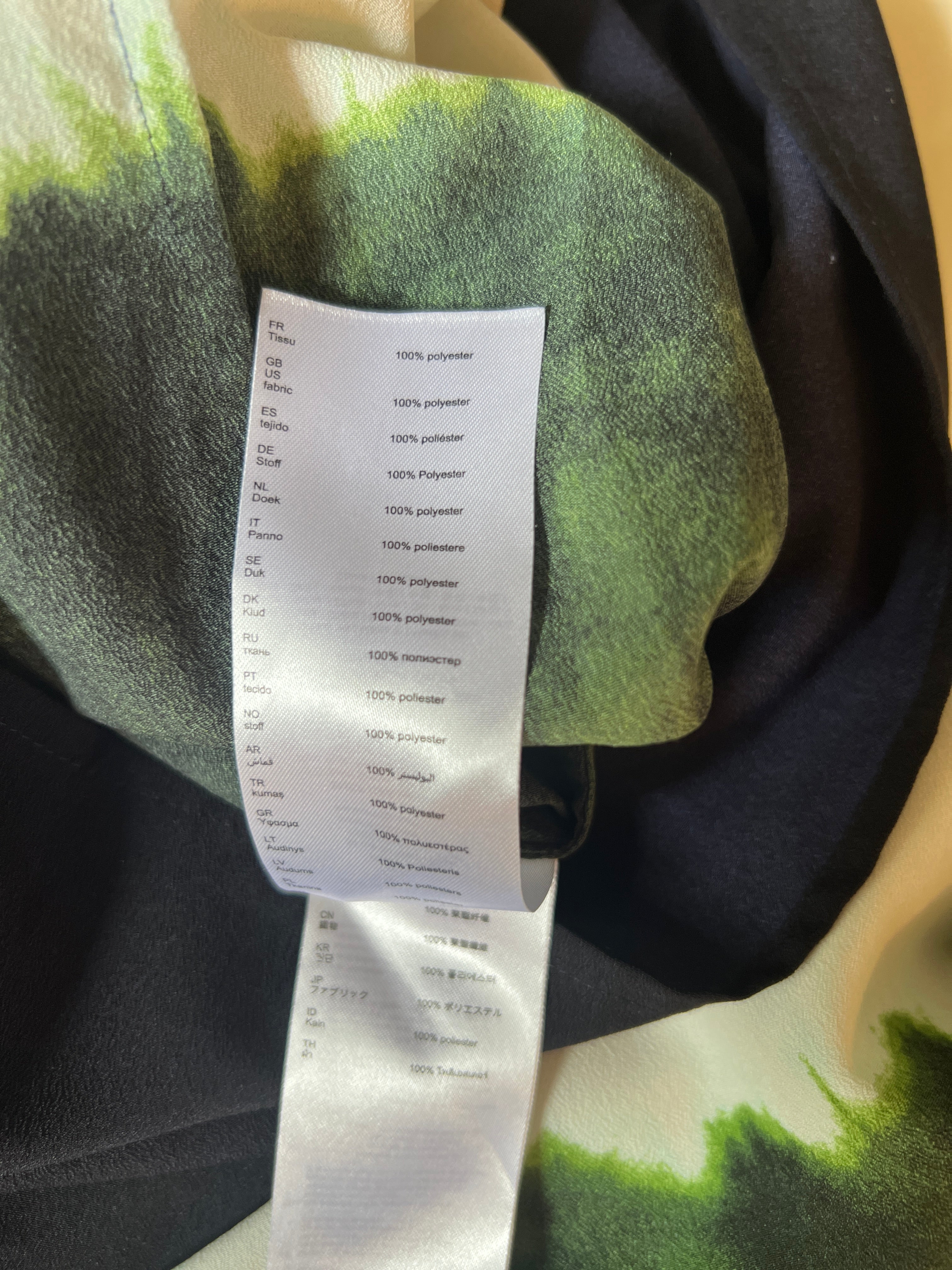 Robe Maje longue verte foncée