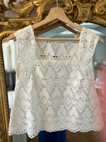 Charger l&#39;image dans la galerie, Top Maje brodé décolleté carré
