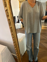 Charger l&#39;image dans la galerie, Pablo Litto- Top neuf fin argenté irisé
