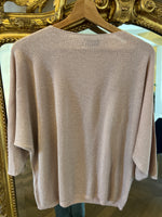 Charger l&#39;image dans la galerie, L&#39;Atelier de Mila - Top fin rose irisé
