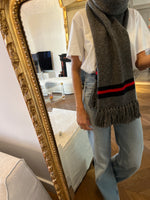 Charger l&#39;image dans la galerie, Claudie Pierlot - Echarpe grise
