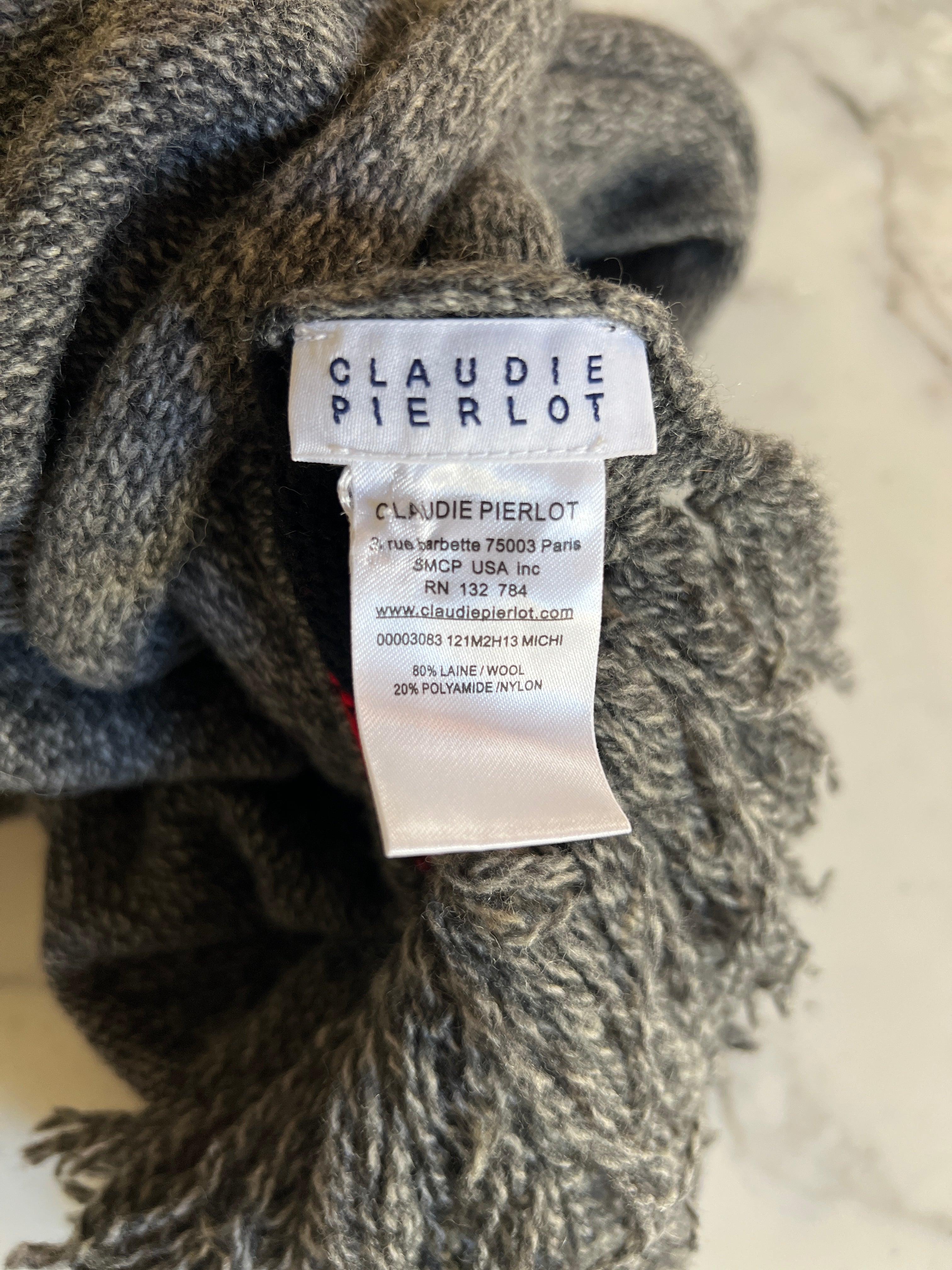 Claudie Pierlot - Echarpe grise