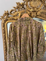 Charger l'image dans la galerie, Topolina - Chemise large kaki à fleurs
