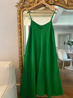 Charger l&#39;image dans la galerie, Ariane Brodier Robe longue verte .Object
