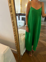 Charger l&#39;image dans la galerie, Ariane Brodier Robe longue verte .Object
