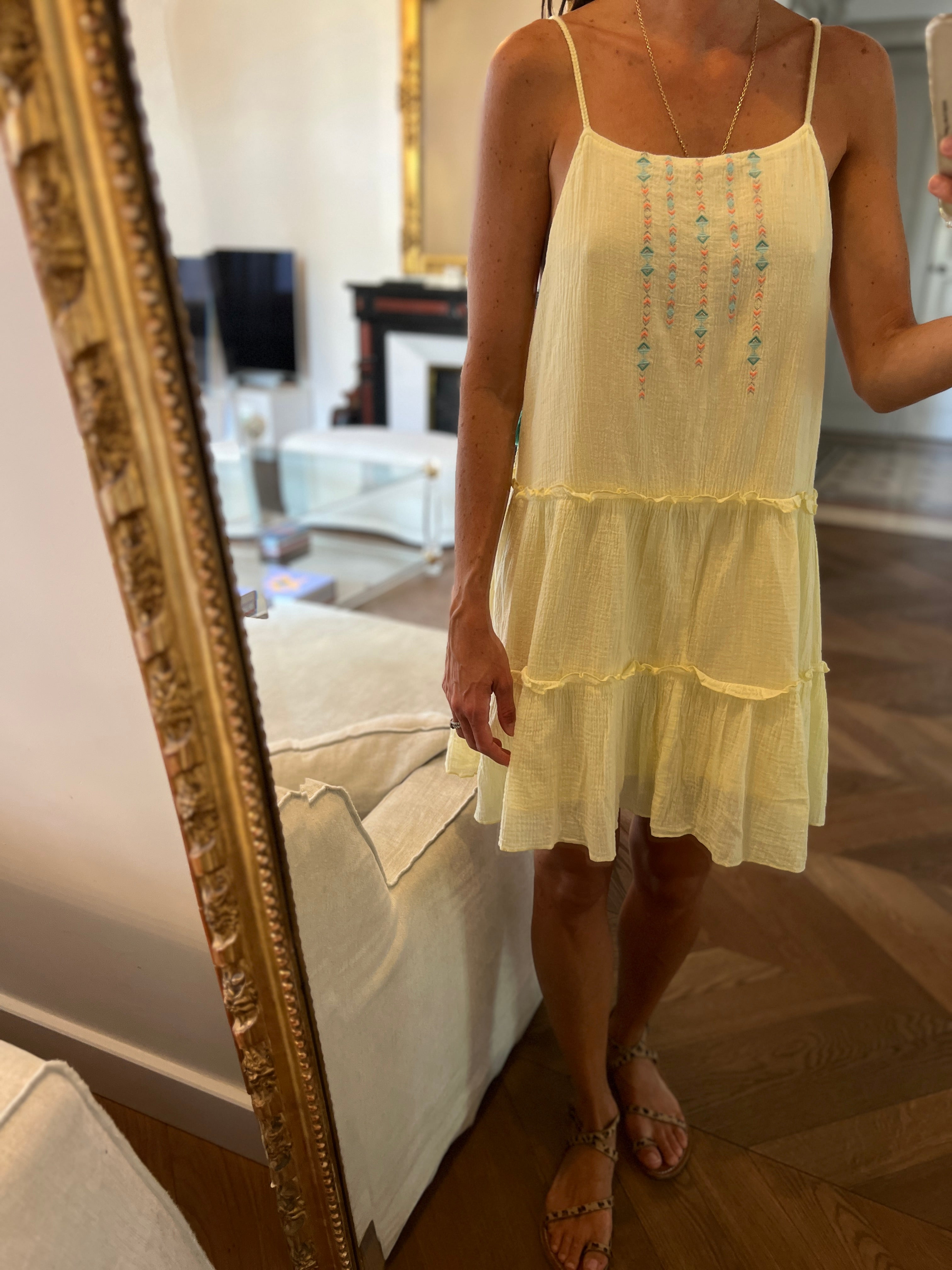 Ariane Brodier Robe Kilibbi jaune