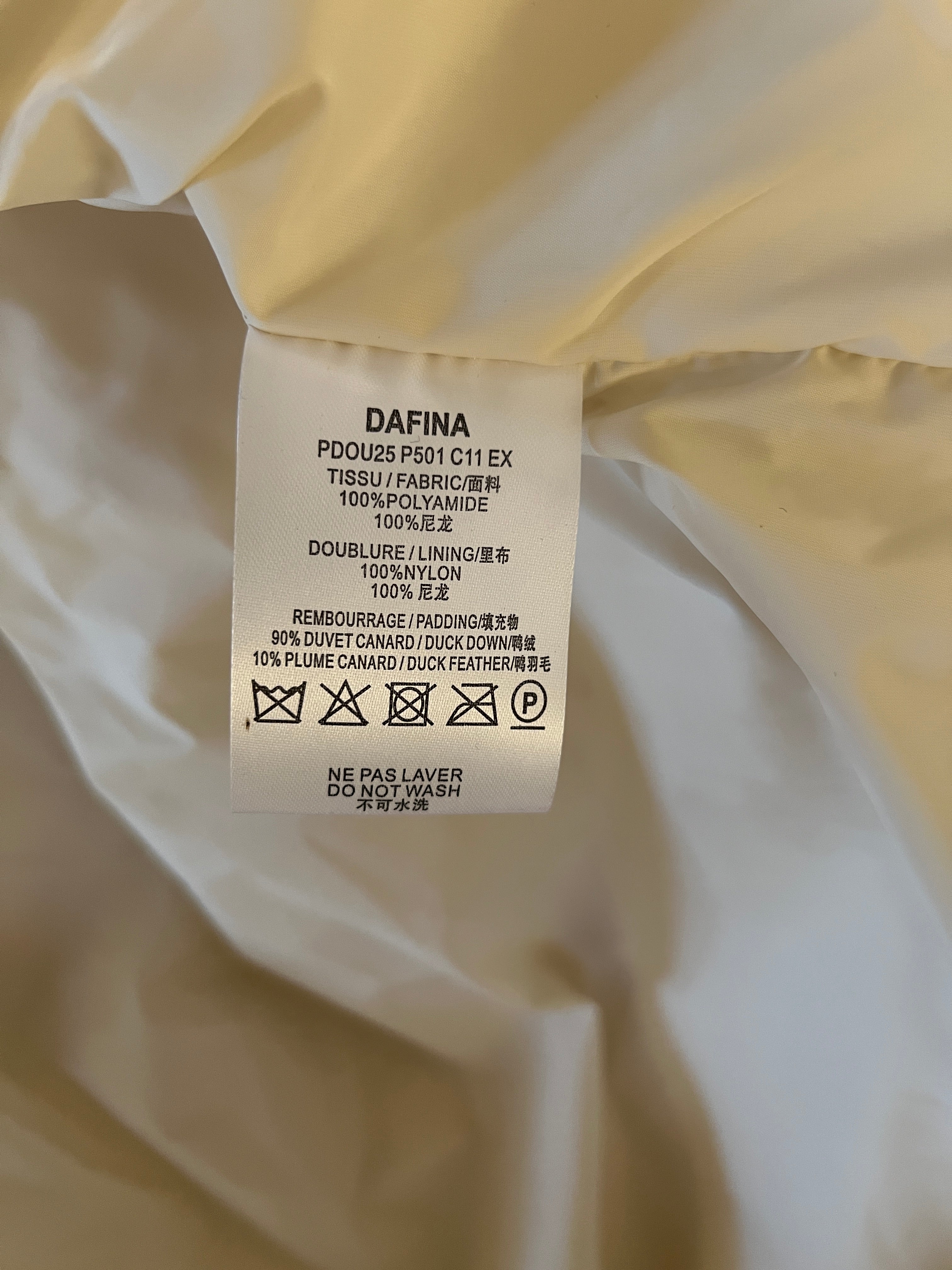 Manteau Zapa Dafina ecru