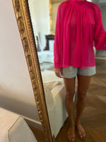 Charger l'image dans la galerie, Ariane Brodier Blouse rose Zara fluide
