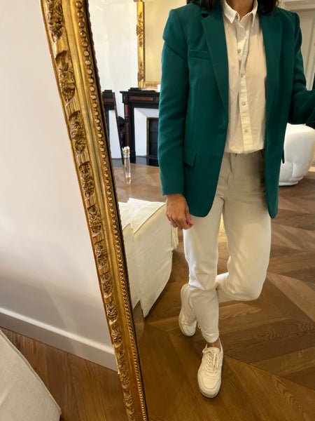 Blazer Claudie Pierlot vert – La Penderie de Jenna