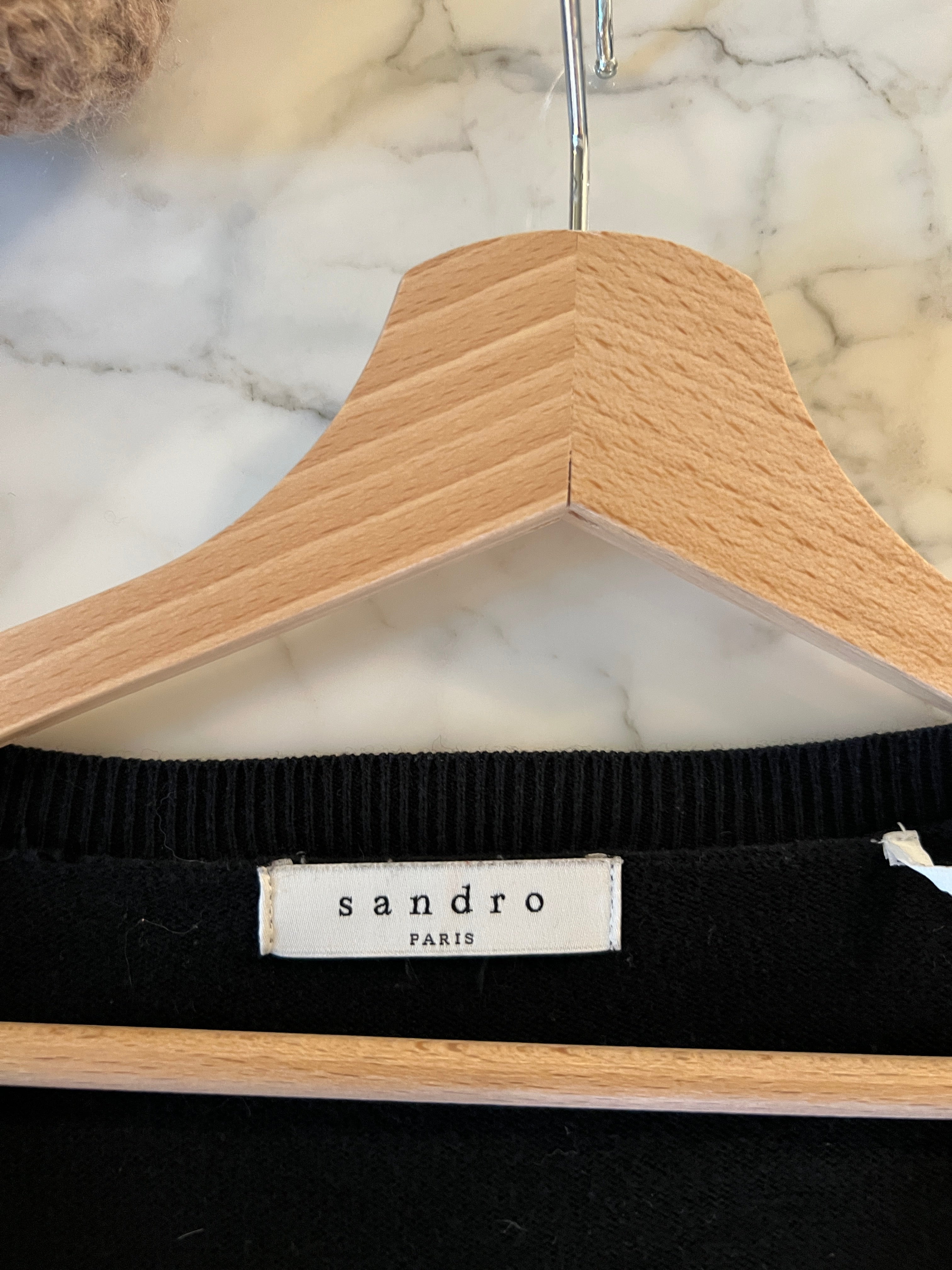 Gilet Sandro fermeture eclair sur le bas