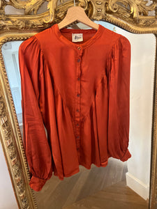 Blouse Johanna Paris orange cuivré