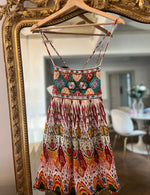 Charger l&#39;image dans la galerie, Ariane Brodier Robe à bretelles dos croisé Zara colorée
