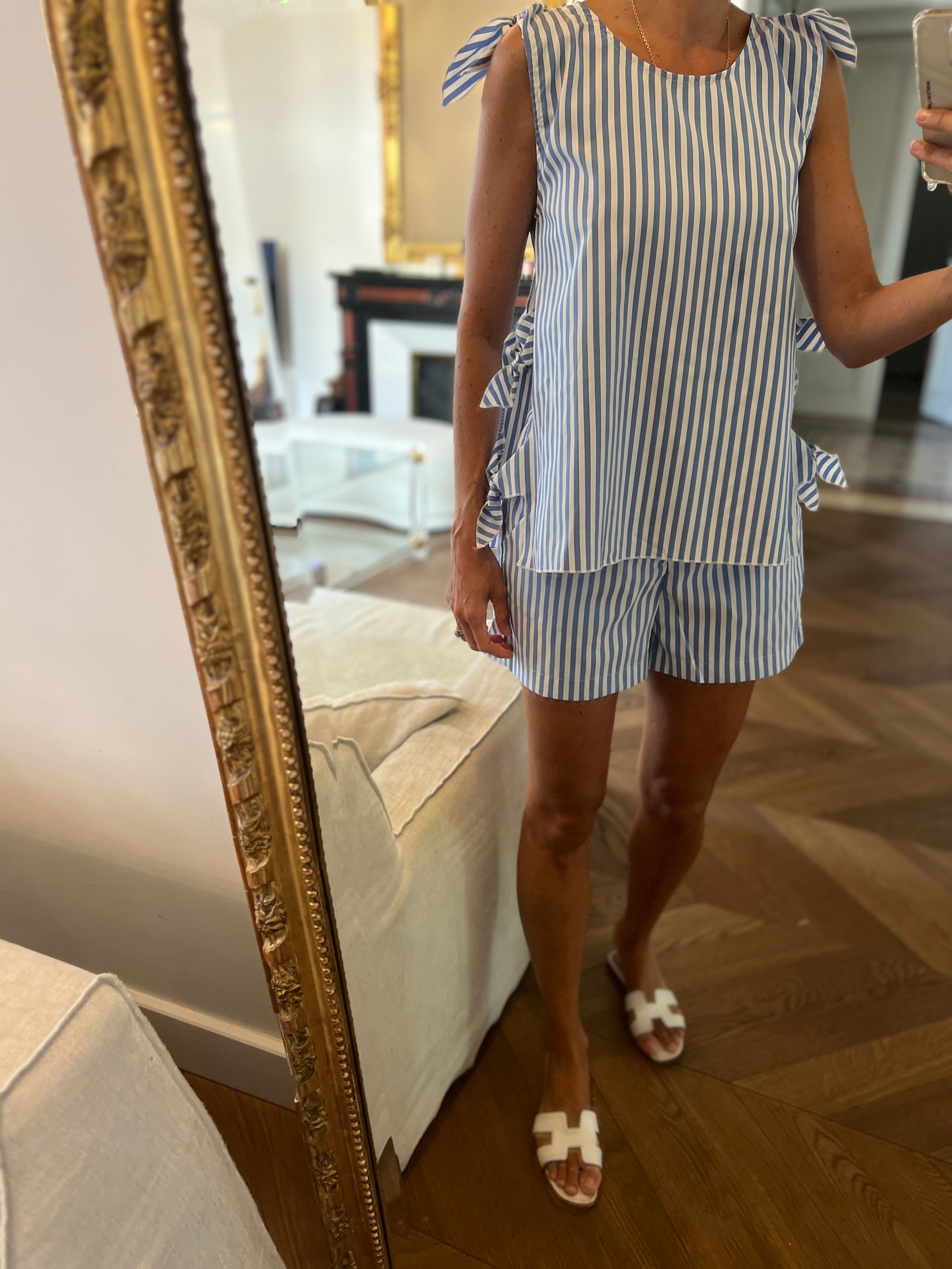 Ariane Brodier Ensemble short Molly Bracken à rayures