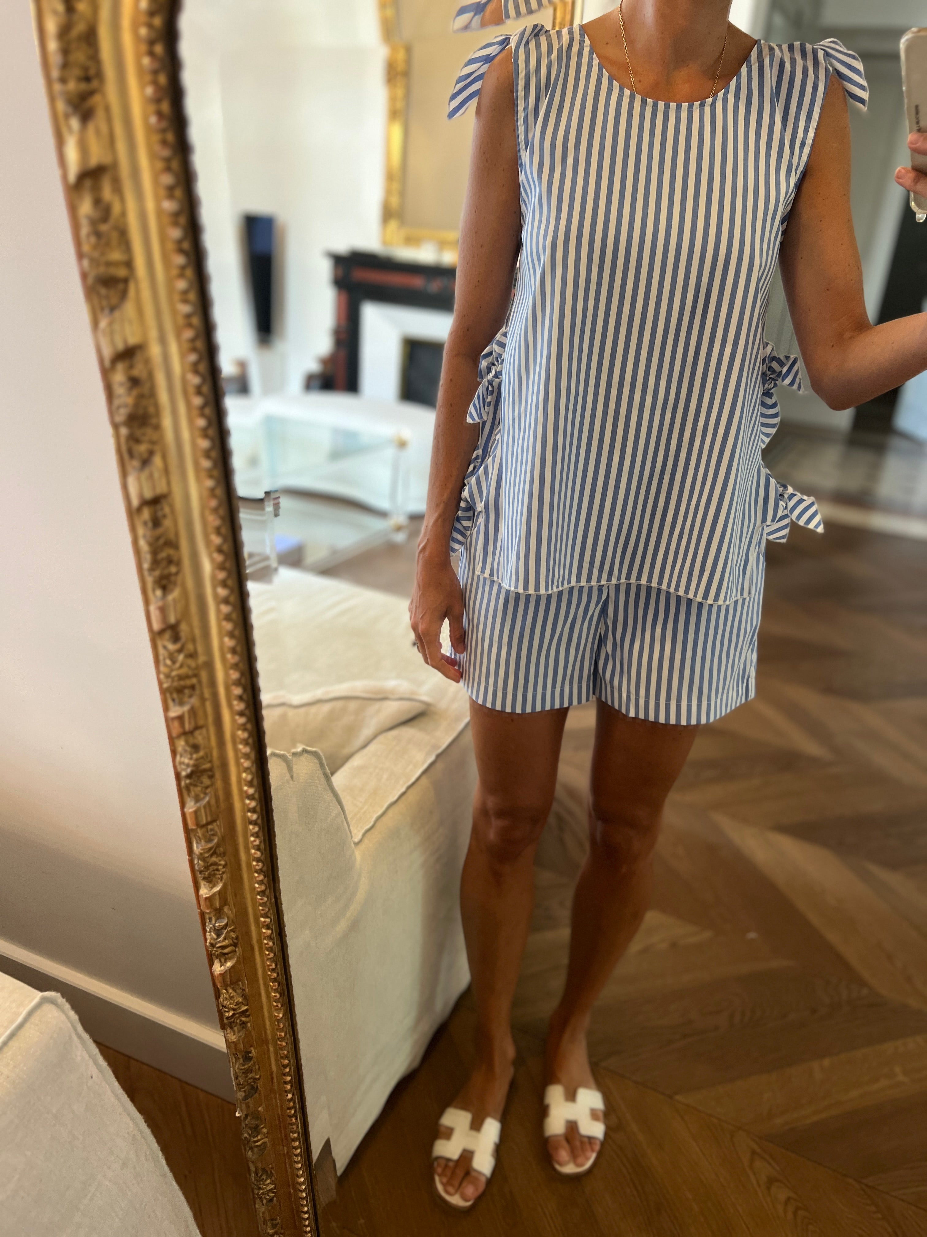 Ariane Brodier Ensemble short Molly Bracken à rayures