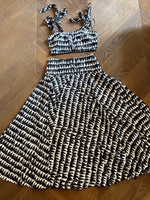 Charger l&#39;image dans la galerie, Ariane Brodier Ensemble Zara crop top et jupe longue
