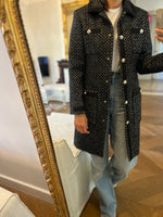 Charger l&#39;image dans la galerie, Maje  - Manteau boutons argentés avec poches
