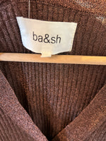 Charger l&#39;image dans la galerie, Ba&amp;sh- Gilet irisé marron
