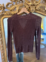 Charger l&#39;image dans la galerie, Ba&amp;sh- Gilet irisé marron
