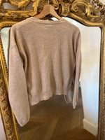 Charger l&#39;image dans la galerie, Kookai - Gilet beige en laine et cachemire
