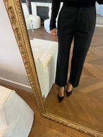 Charger l&#39;image dans la galerie, Sandro -  Pantalon Sandro tour de taille en velours
