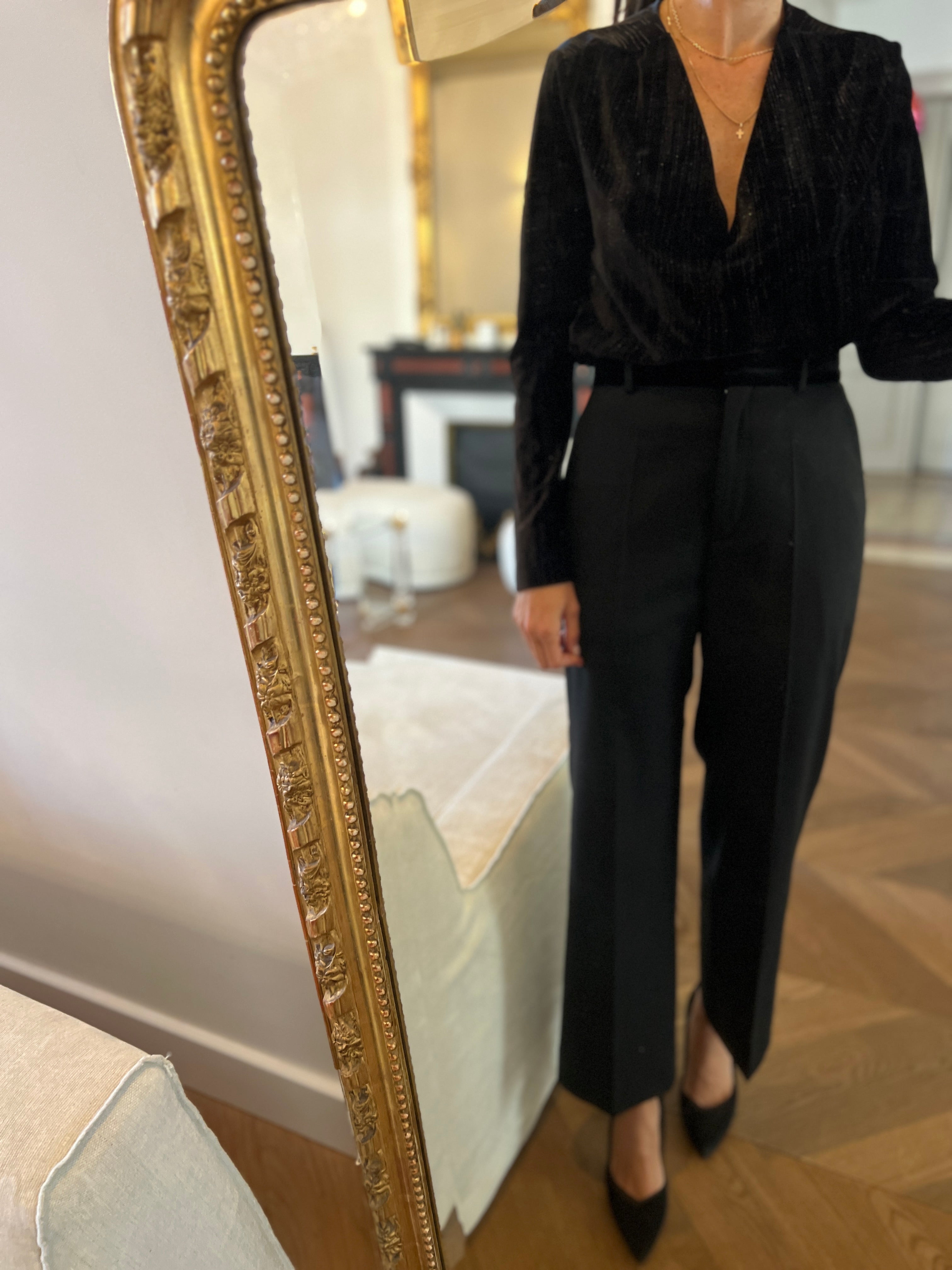 Zara - Body en velours irisé