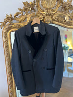 Charger l&#39;image dans la galerie, Sandro -  Blazer noir col velours
