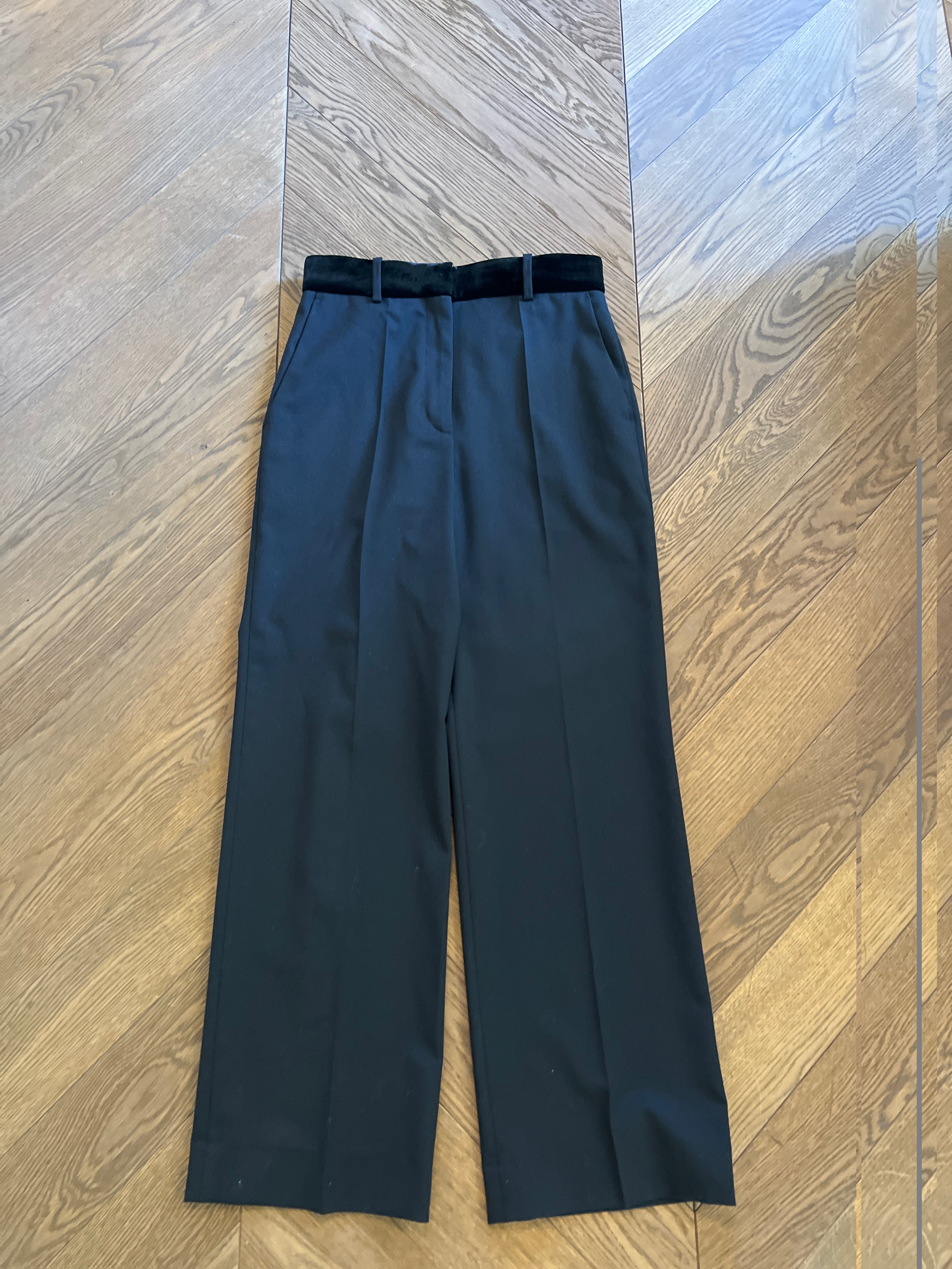 Sandro -  Pantalon Sandro tour de taille en velours