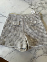 Charger l&#39;image dans la galerie, Claudie Pierlot -  Short en tweed beige clair
