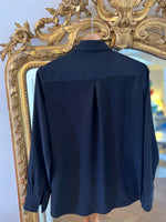 Charger l'image dans la galerie, The Kooples - Chemisier noir en soie
