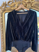 Charger l&#39;image dans la galerie, Zara - Body en velours irisé
