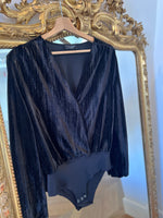 Charger l&#39;image dans la galerie, Zara - Body en velours irisé
