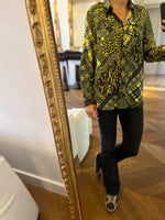 Charger l&#39;image dans la galerie, Chemise The Kooples Noire et Jaune Neuve
