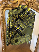 Charger l&#39;image dans la galerie, Chemise The Kooples Noire et Jaune Neuve
