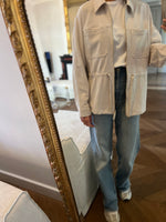 Charger l&#39;image dans la galerie, Zara- Veste beige clair avec poches
