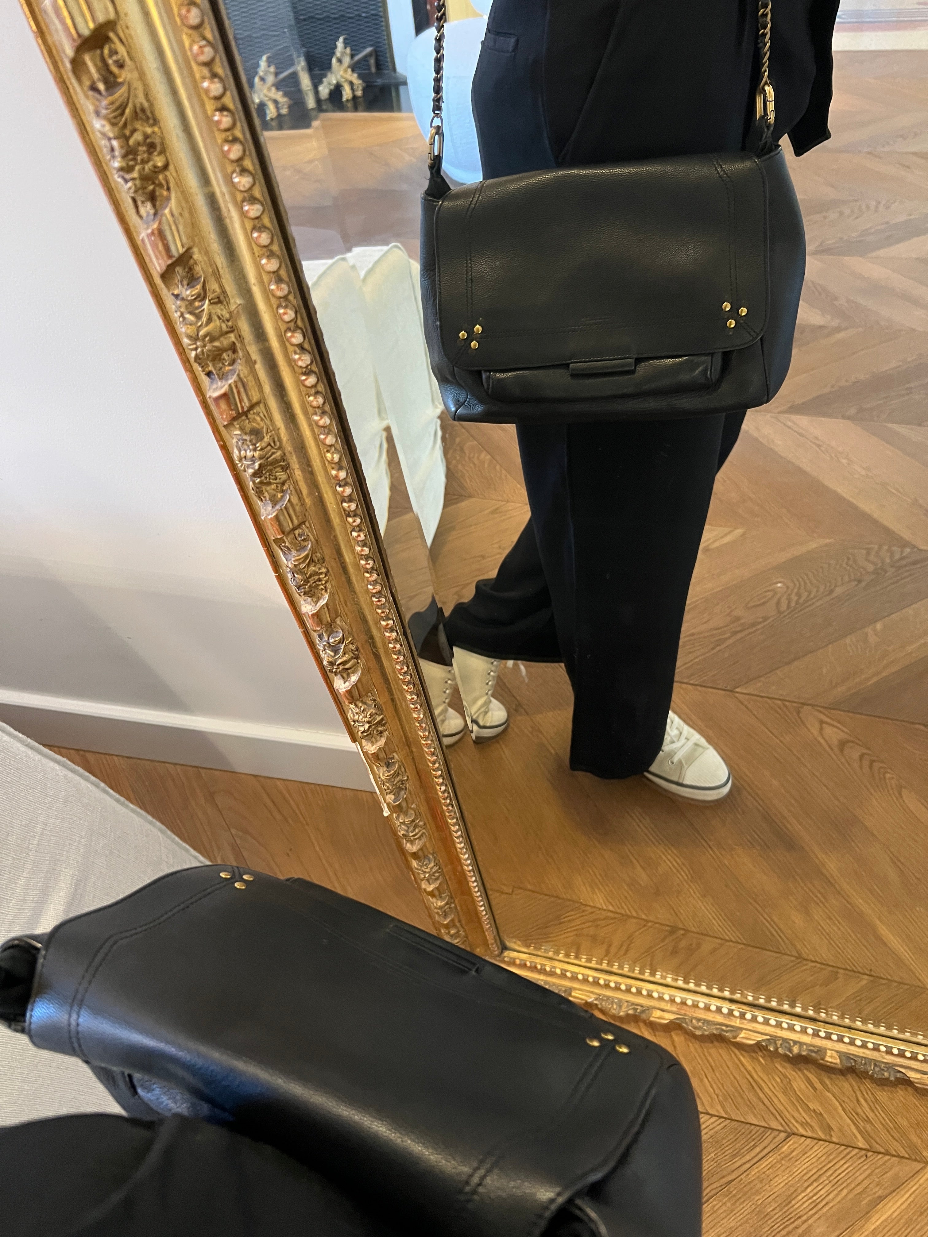 Sac à main Jérôme Dreyfuss besace Lulu cuir M