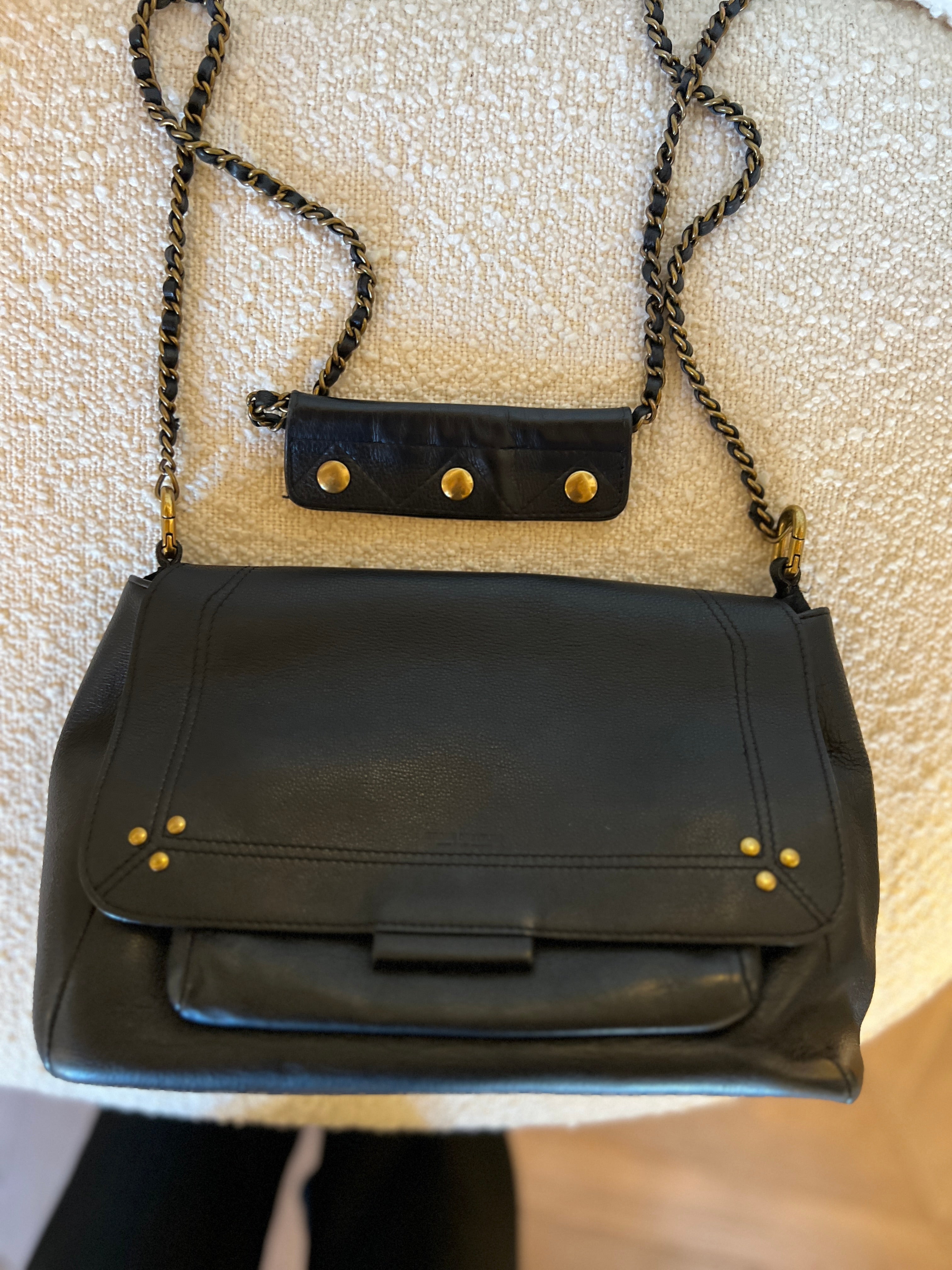 Sac à main Jérôme Dreyfuss besace Lulu cuir M