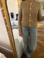 Charger l&#39;image dans la galerie, Ba&amp;sh - Gilet Gaston en crochet doré
