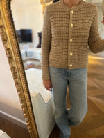 Charger l&#39;image dans la galerie, Ba&amp;sh - Gilet Gaston en crochet doré
