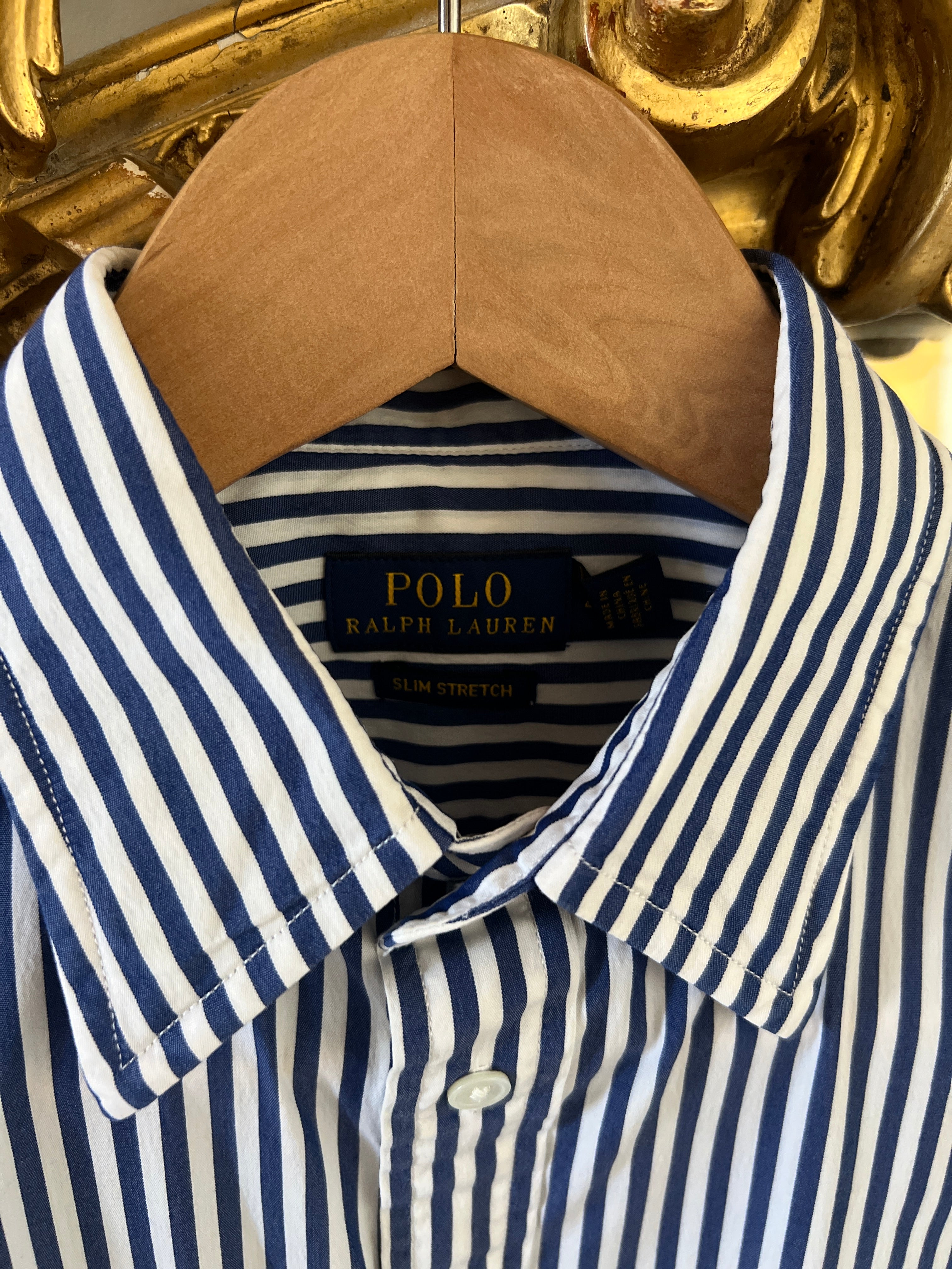 Ralph Lauren - Chemise à rayures slim stretch