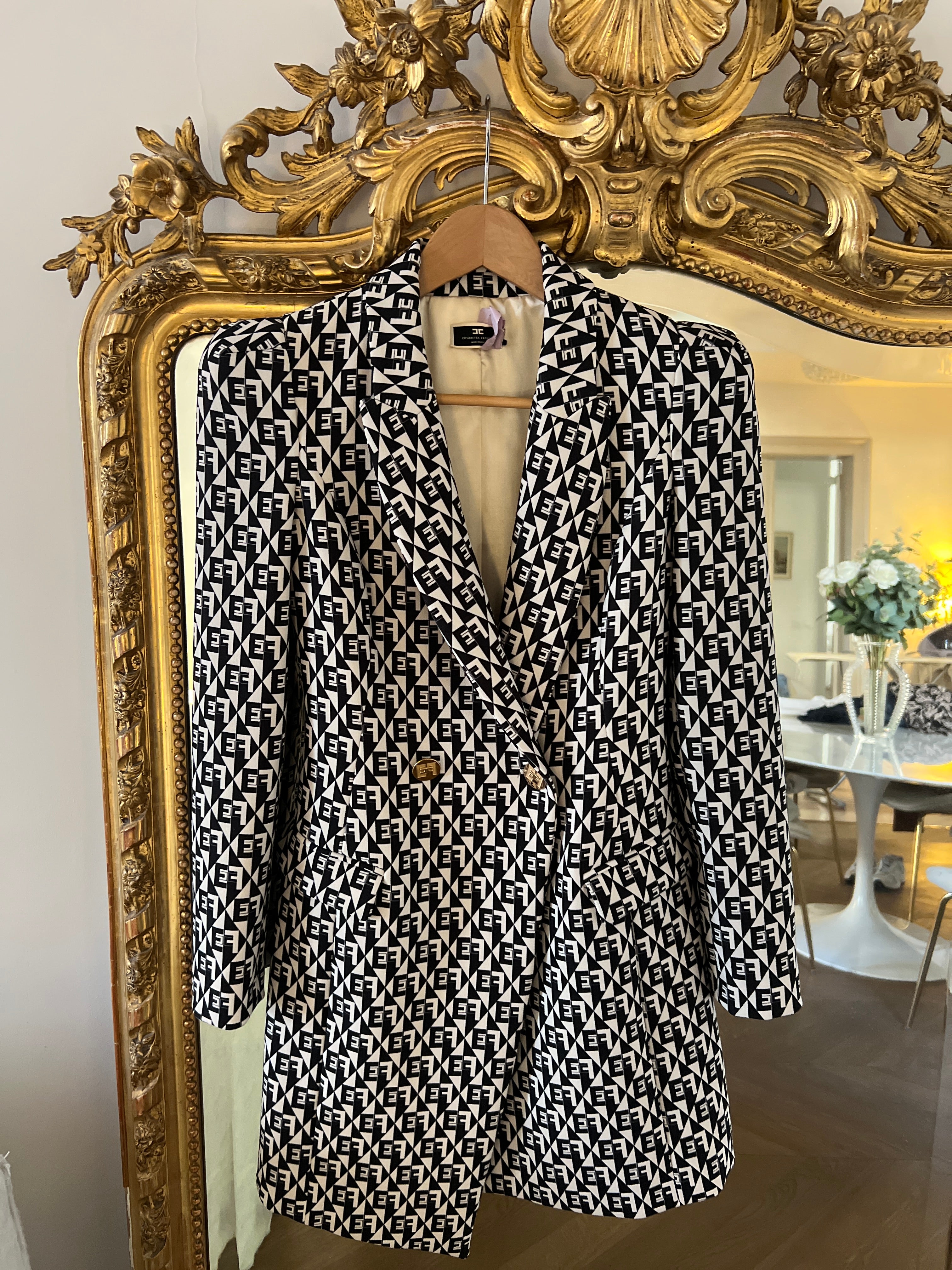 Elisabetta Franchi - Veste longue logo