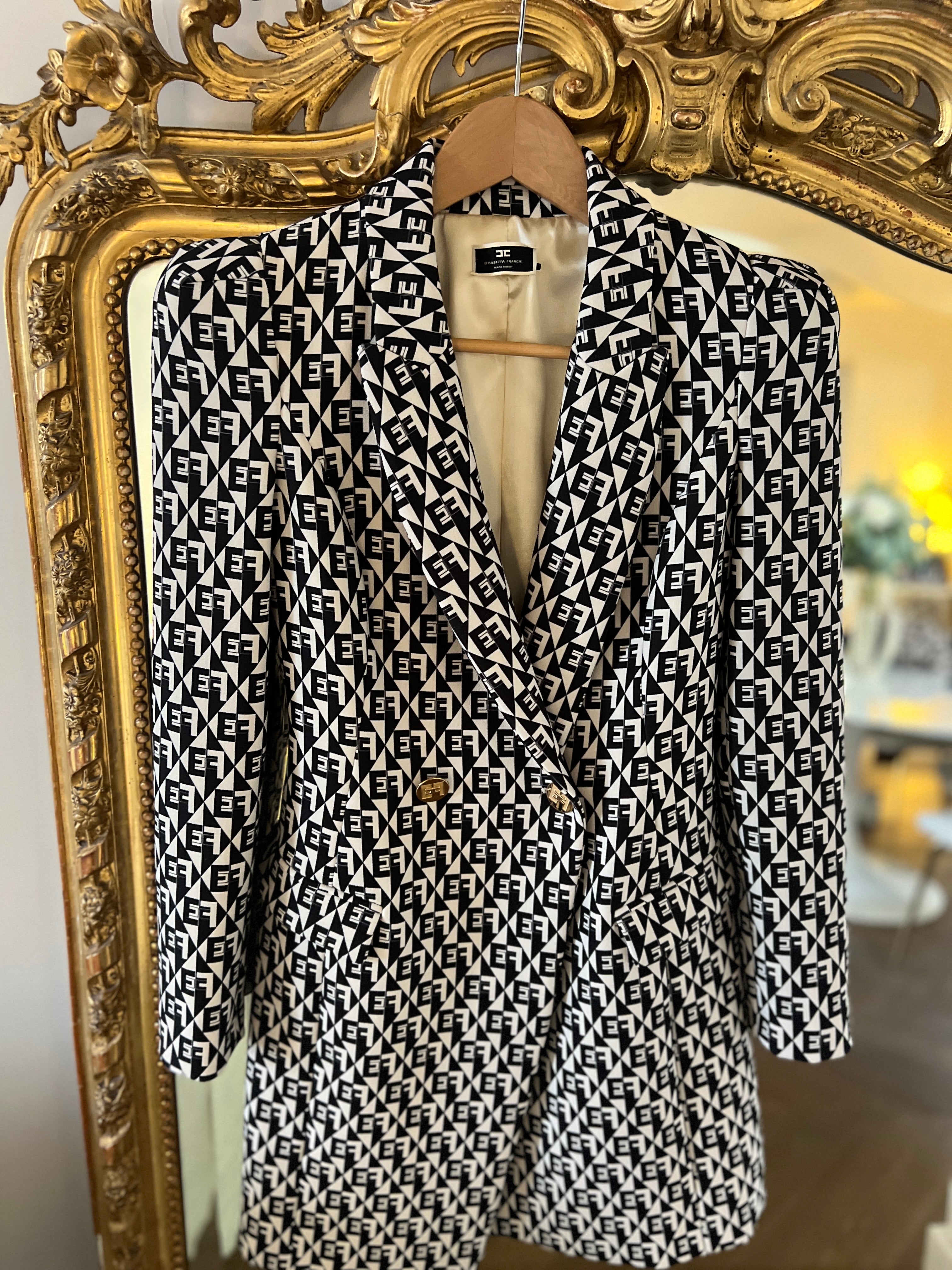 Elisabetta Franchi - Veste longue logo