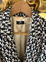 Charger l&#39;image dans la galerie, Elisabetta Franchi - Veste longue logo
