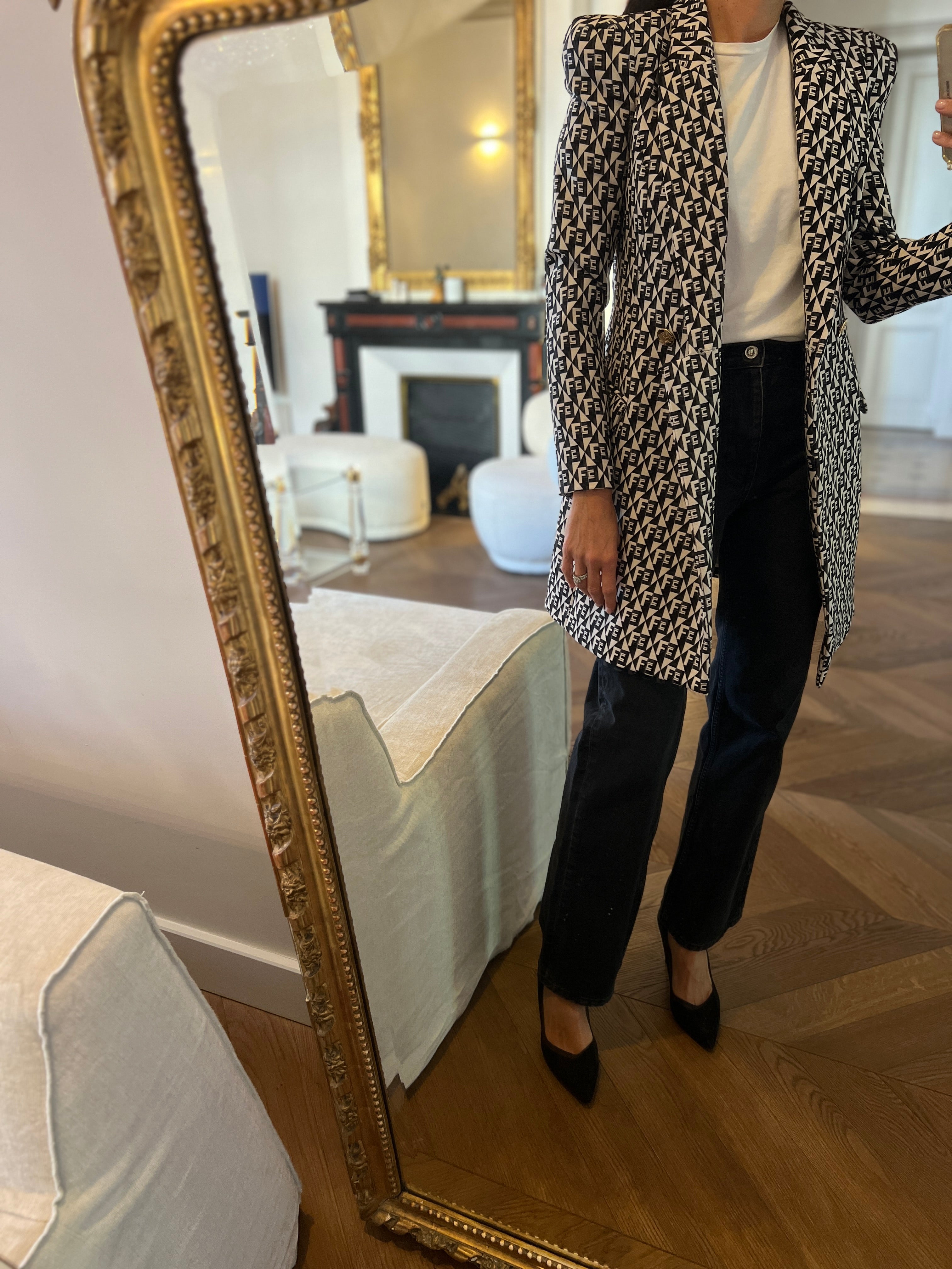 Elisabetta Franchi - Veste longue logo